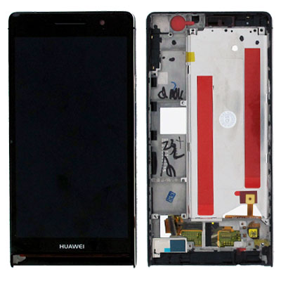 Huawei Ascend P6 LCD displej + dotyková plocha + rám Praha