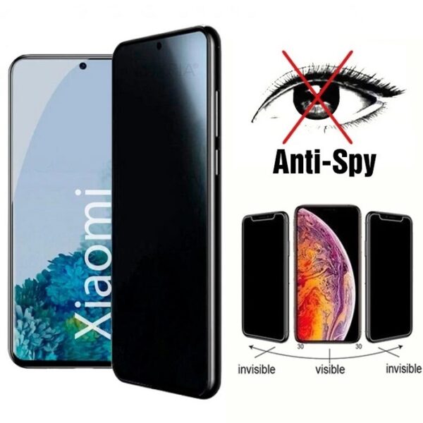 5D Anti spy privacy ochranné tvrzené sklo Xiaomi Mi 13