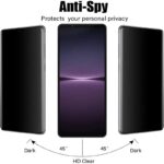 5D Anti spy privacy ochranné tvrzené sklo Sony Xperia 10 IV