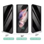 5D Anti spy privacy ochranné tvrzené sklo Samsung Galaxy Z Fold 3
