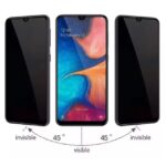 5D Anti spy privacy ochranné tvrzené sklo Vivo V21