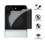 5D Anti spy privacy ochranné tvrzené sklo Samsung Galaxy Z Flip 7 small
