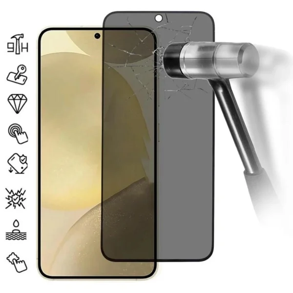 5D Anti spy privacy ochranné tvrzené sklo Samsung Galaxy S25 Edge